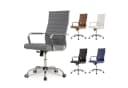 UEV Ergonomischer Bürostuhl Grau Metallrahmen Kunstleder Bild 2