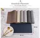 Vivi Idee Platzset Beige Kunstleder 4er Set Bild 1