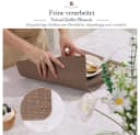 Vivi Idee Platzset Beige Kunstleder 4er Set Bild 3
