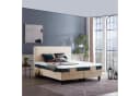 V6 Boxspringbett 209E Elektrisch Verstellbar Beige Bild 1