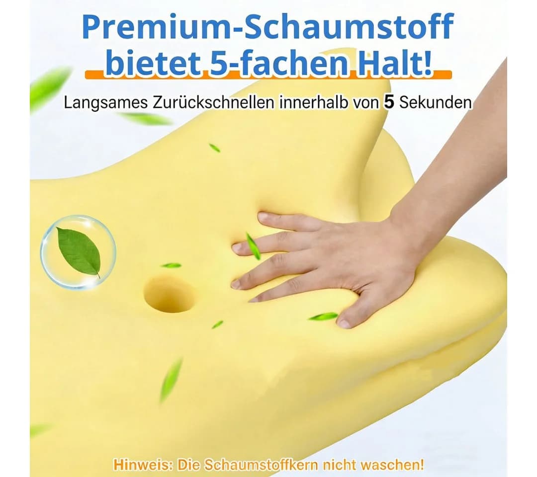 Kityhome Kopfkissen Memory-Schaum Nackenstützkissen