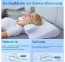 Kityhome Orthopädisches Nackenkissen Memory Foam 2 Höhen waschbar Bild 1