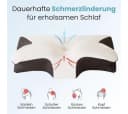 Kityhome Orthopädisches Nackenkissen Memory Foam 2 Höhen waschbar Bild 4