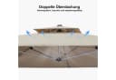 PURPLE LEAF Sonnenschirm Beige Aluminium Ampelschirm 300x300 cm Bild 5