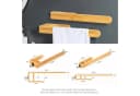 AdelDream Handtuchhalter Umweltfreundlich Bambus Selbstklebend Bild 3