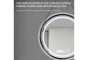 BBWL LED Badezimmerspiegel rund mit Antibeschlag und Touchschalter Bild 4