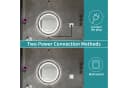 BBWL LED Badezimmerspiegel rund mit Antibeschlag und Touchschalter Bild 5