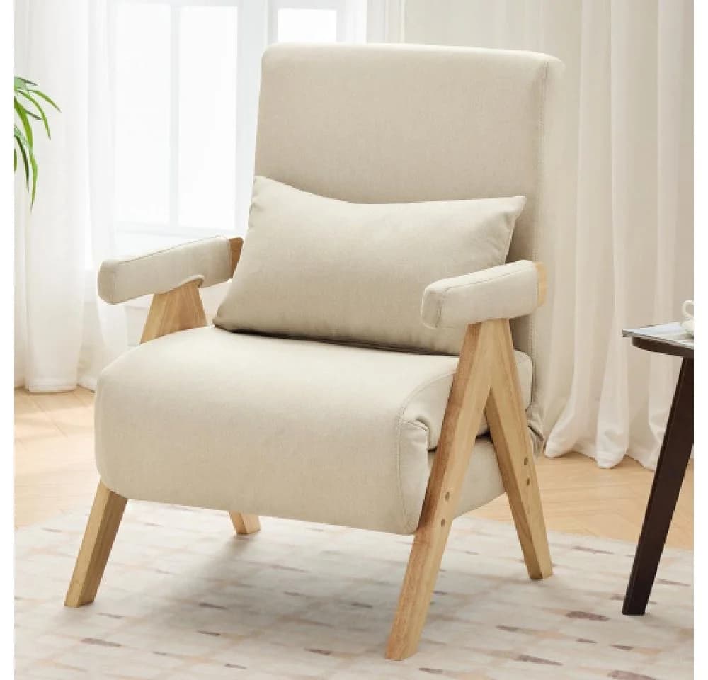 BBWL 3-in-1 Umbausessel Leinen Beige verstellbar - Bild 3
