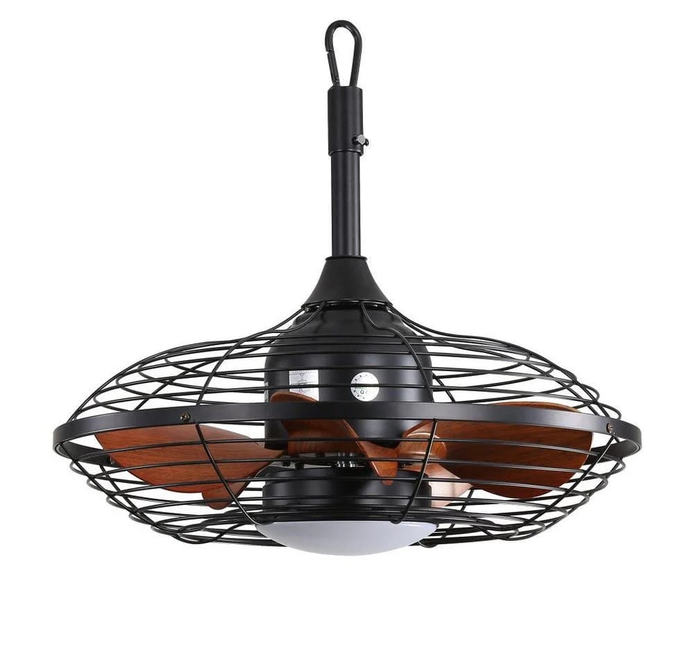BBWL Deckenventilator 51 cm mit LED Licht, DC Motor, Fernbedienung, schwarz - Bild 4