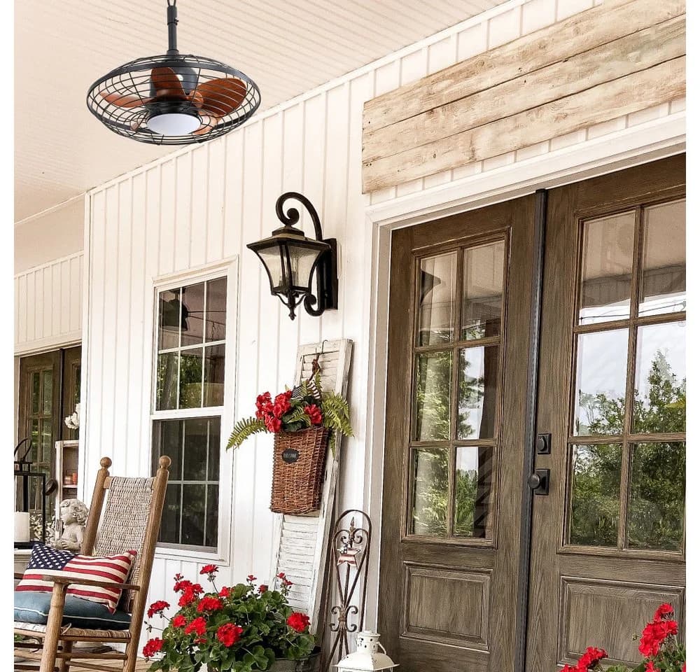 BBWL Deckenventilator 51 cm mit LED Licht, DC Motor, Fernbedienung, schwarz - Bild 5