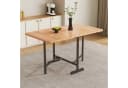 BBWL Ausziehbarer Klapptisch Natürliche Holzoptik Modern Bild 1