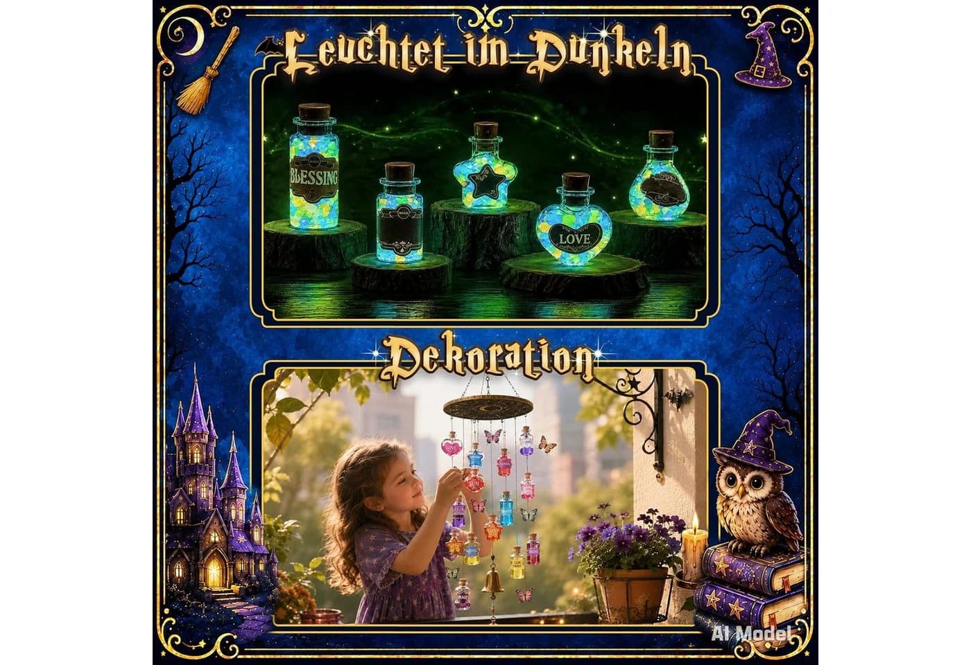 EXTSUD Zaubertrank Set 91-teilig mit leuchtenden Perlen - Bild 5