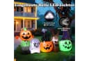 EXTSUD Aufblasbare Halloween Dekofigur 250 cm mit LED Beleuchtung Bild 3