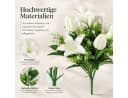 Fyrove Kunstblumenstrauß Weiß 2er Pack Bild 3