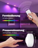 Fyrove LED Unterbauleuchte 3er Set RGB dimmbar mit Fernbedienung Bild 3