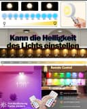 Fyrove LED Unterbauleuchte 3er Set RGB dimmbar mit Fernbedienung Bild 4