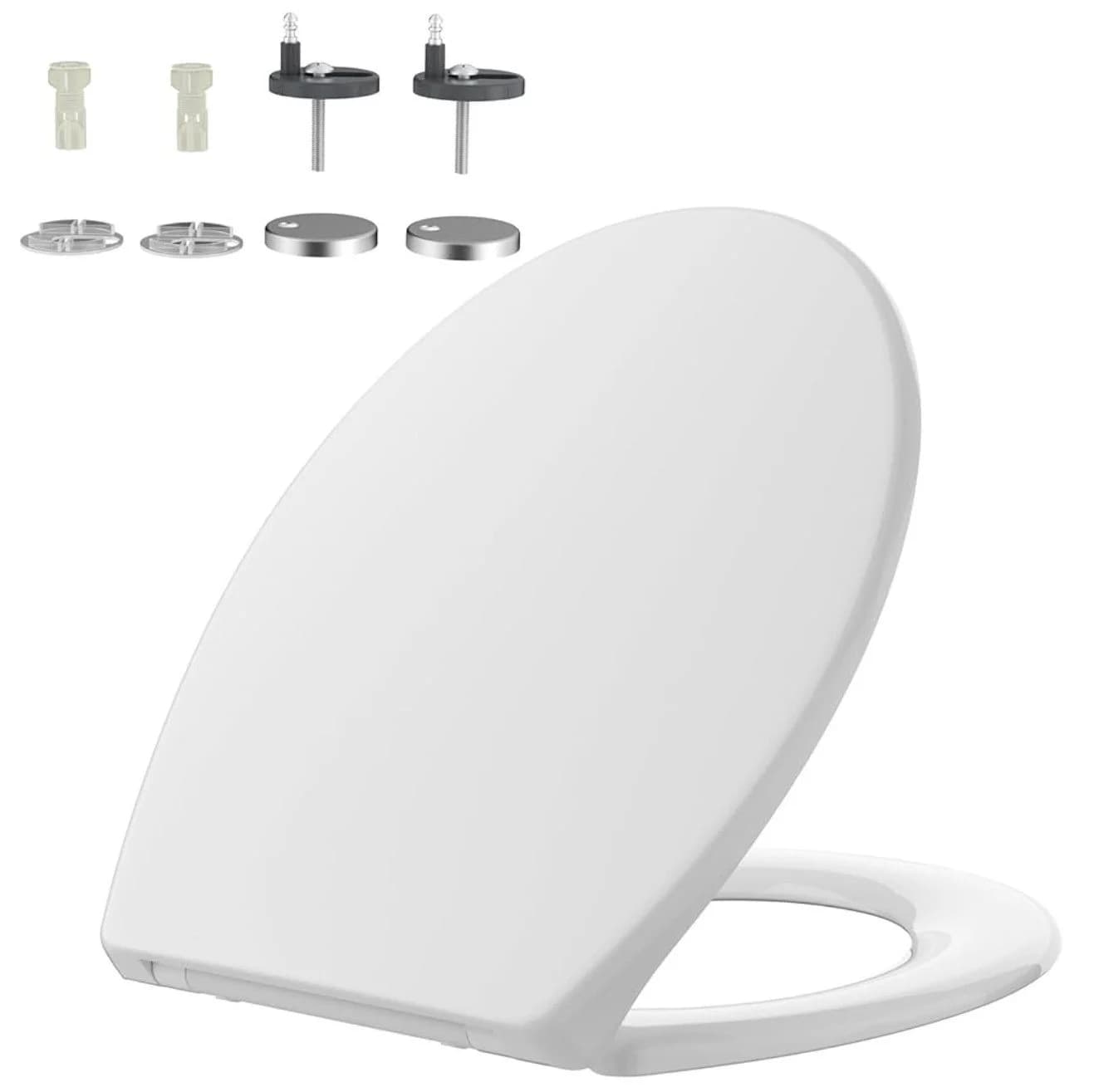 Rainsworth WC-Sitz D-Form mit Nano-Glasur & Soft-Close - Bild 2