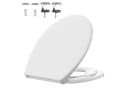 Rainsworth WC-Sitz mit Nano-Glasur Soft-Close D-Form Bild 2