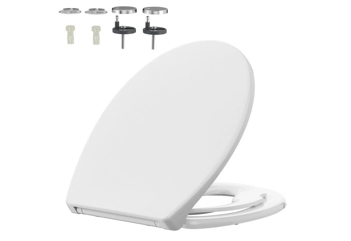 Rainsworth WC-Sitz mit Nano-Glasur Soft-Close D-Form - Bild 2