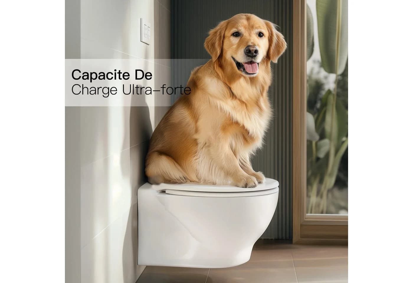 Rainsworth WC-Sitz mit Nano-Glasur Soft-Close D-Form - Bild 5