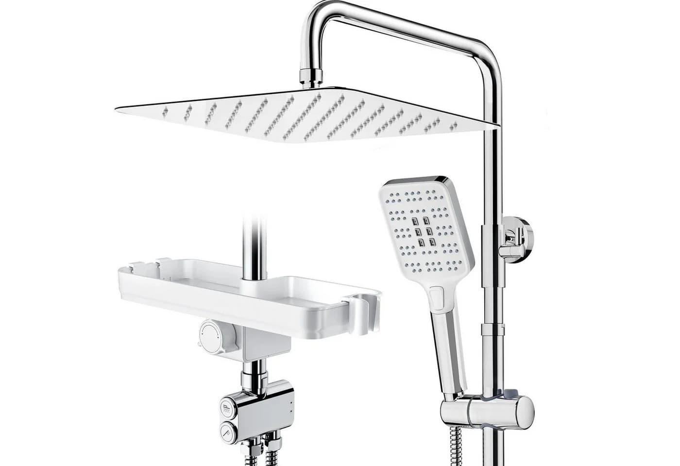 Rainsworth Duschsystem mit Regendusche 25cm Chrom - Bild 2