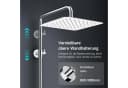 Rainsworth Duschsystem mit Regendusche 25cm Chrom Bild 5