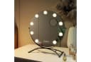 EMKE Kosmetikspiegel Hollywood mit LED, 7x Lupe, Dimmbar, 360° Drehbar Bild 1