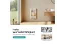 EMKE Badheizkörper Handtuchwärmer 75 cm Weiß Modern Bild 1