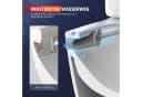 Rainsworth Flachspül-WC Hänge WC Spülrandlos Toilette 4.5/3L Soft-Close Weiß Bild 4