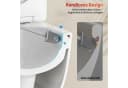 Rainsworth Hänge-WC spülrandlos mit Soft-Close & 360° Spülung Bild 5