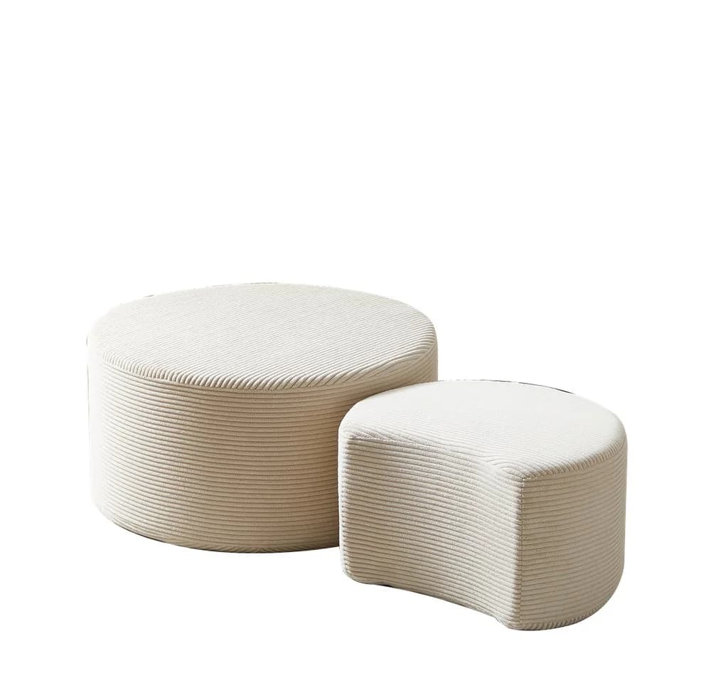 REDOM Couchtisch Kaffeetisch-Set 2-teilig gepolstert Schaumstoff