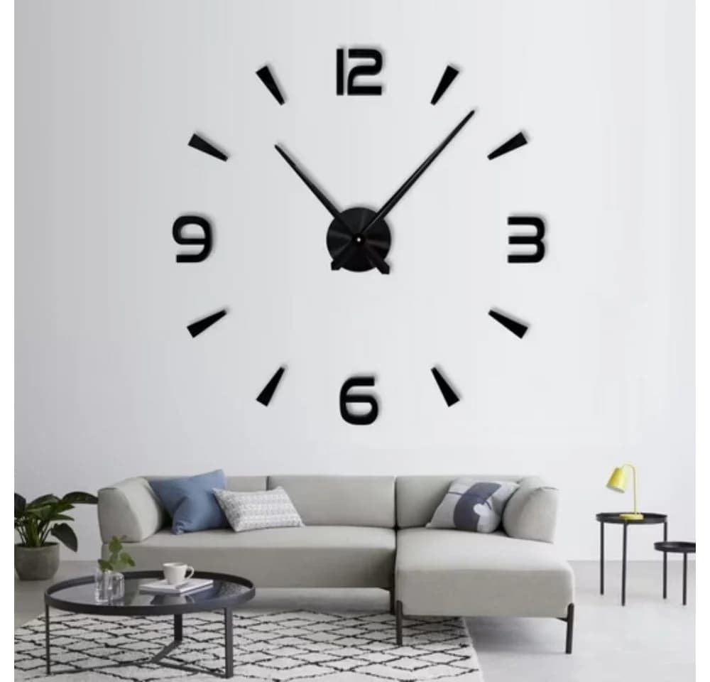 POPOLIC Wanduhr 3D Digital Silent DIY Acryl Uhr - Bild 2