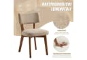 OKWISH 4-Fußstuhl Esszimmerstuhl 2er-Set Massivholzbeine Ergonomisch Bild 3