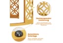 REDOM Couchtisch 2er Set Runder Beistelltisch MDF Marmoroptik Gold Weiß Bild 4