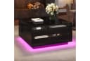 MODFU Höhenverstellbarer Couchtisch mit LED-Beleuchtung und Stauraum Bild 2