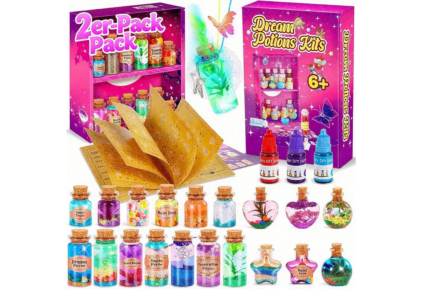 POPOLIC Kreativset Zaubertrank Bastelset Kinder 2-tlg. - Bild 2