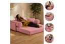 Hoolamyie 6-in-1 Cord Schlafsofa Rosa Modular mit Schlaffunktion Bild 4