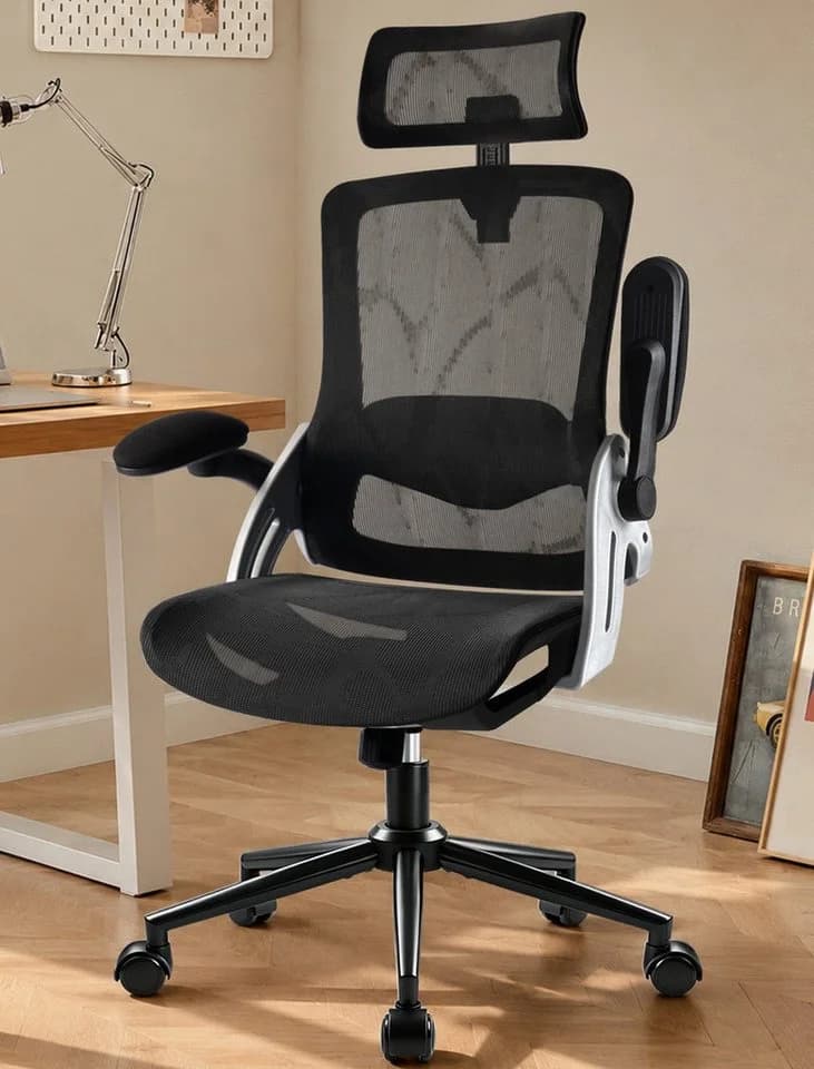 Hoolamyie Ergonomischer Bürostuhl mit Kopfstütze & 4D Lordosenstütze - Bild 2
