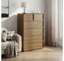 BBWL Kommode 6 Schubladen Eiche Modern Grifflos Bild 2