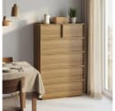 BBWL Kommode 6 Schubladen Eiche Modern Grifflos Bild 4