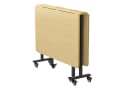BBWL Klapptisch Beige ausziehbar & faltbar mit Rollen Bild 2