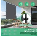BBG Balkonsichtschutz Vertikale Außenmarkise Anthrazit Bild 4