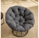 BBG Papasan Sessel mit 360° Drehfunktion & dickem Kissen Bild 1