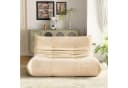 HAUSS SPOLE Sitzsack 2-Sitzer Lazy-Sofa Teddy-Samt Beige Bild 1