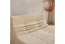HAUSS SPOLE Sitzsack 2-Sitzer Lazy-Sofa Teddy-Samt Beige Bild 4