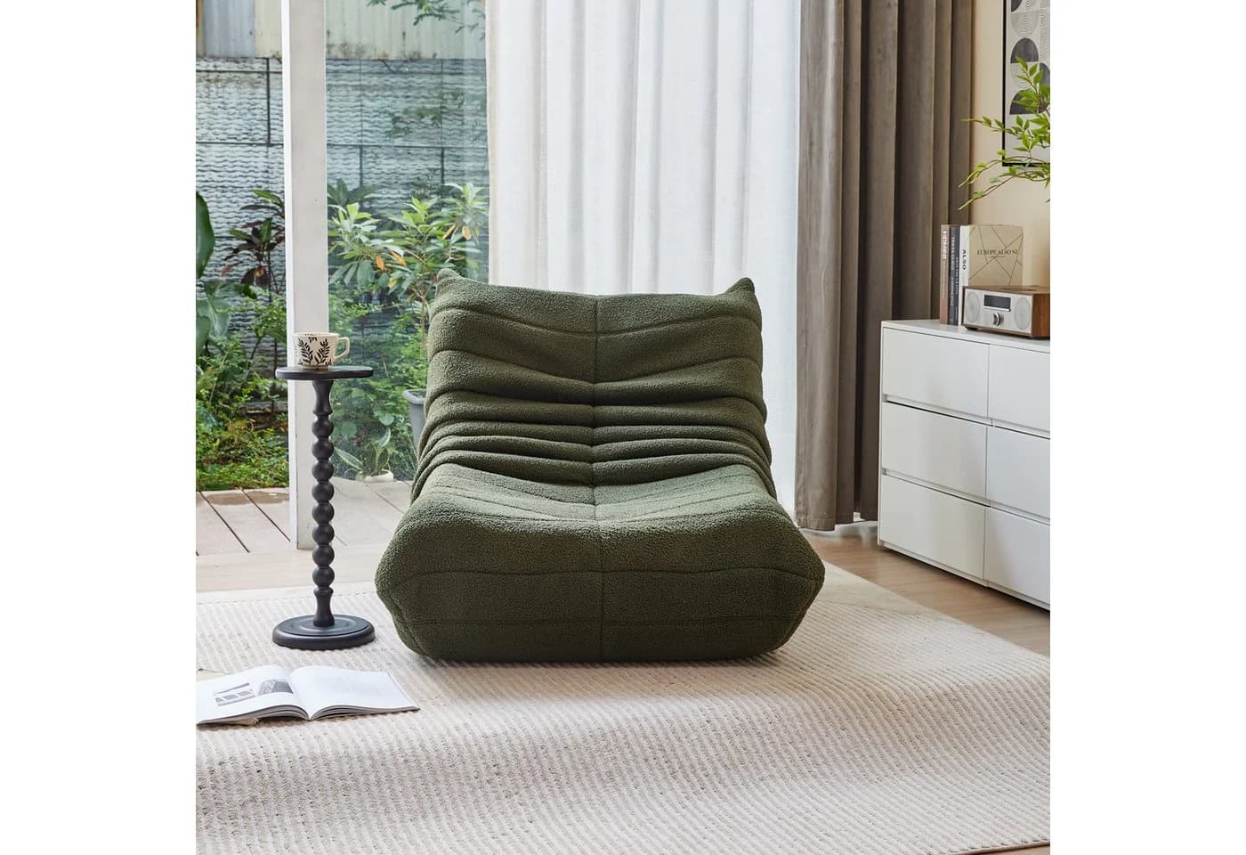 HAUSS SPOLE Sitzsack Relax-Sessel Lehnsessel Lazy Sofa-Stühle Einzelsofa Grün