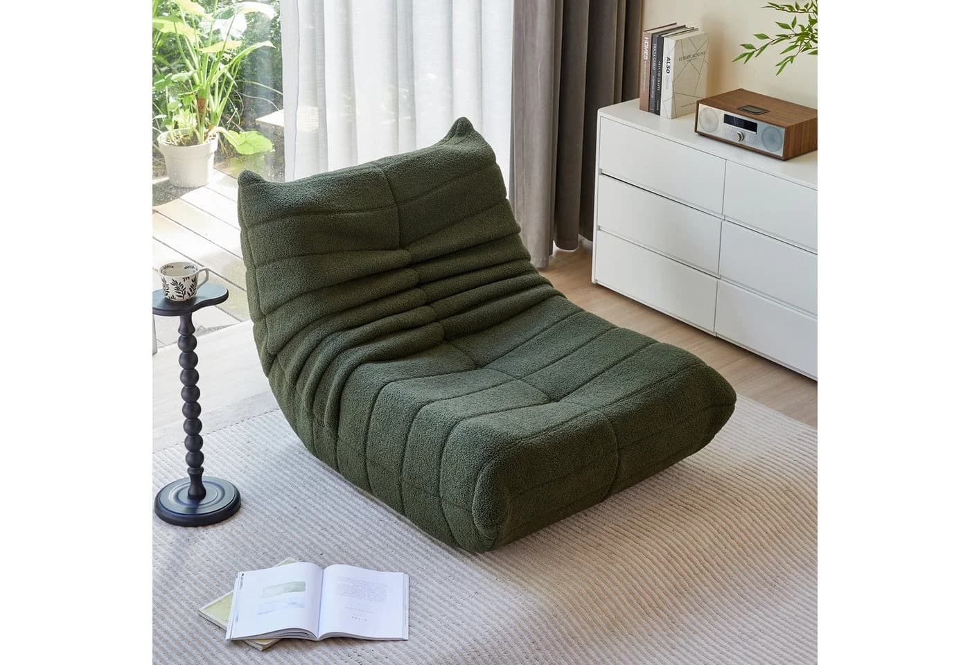 HAUSS SPOLE Sitzsack Relax-Sessel Lehnsessel Lazy Sofa-Stühle Einzelsofa Grün - Bild 2