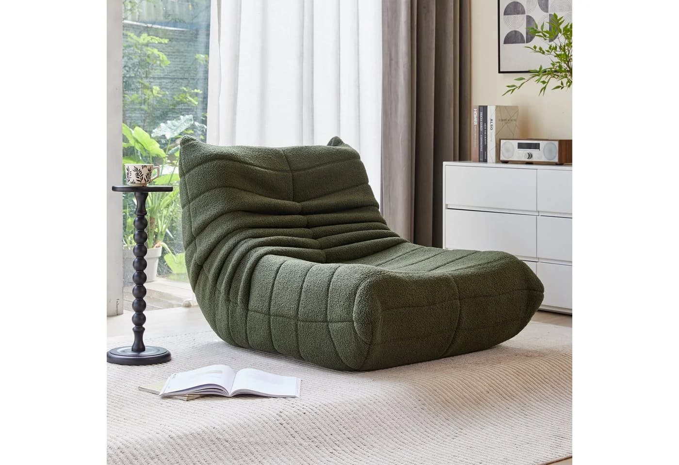 HAUSS SPOLE Sitzsack Relax-Sessel Lehnsessel Lazy Sofa-Stühle Einzelsofa Grün - Bild 3