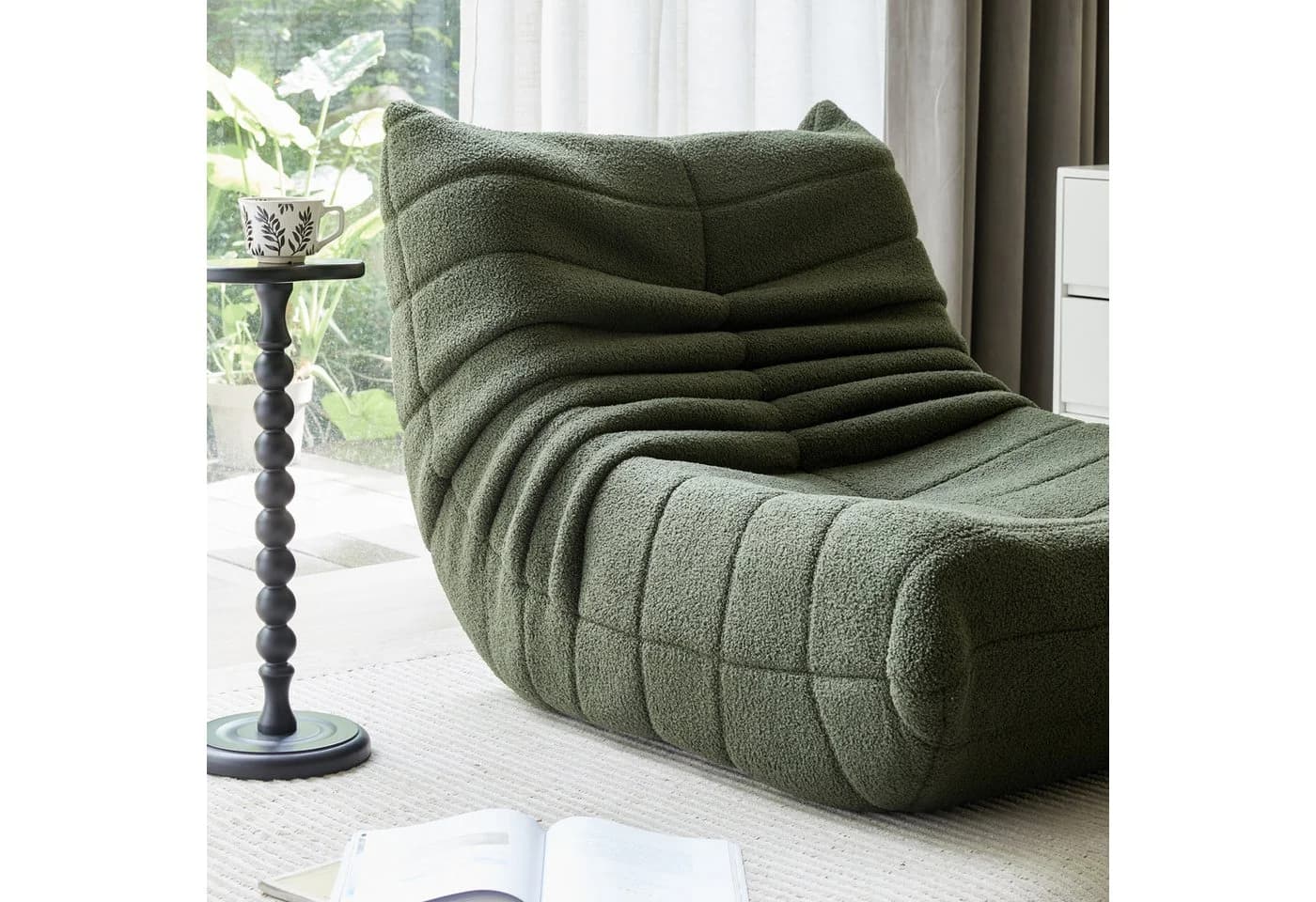 HAUSS SPOLE Sitzsack Relax-Sessel Lehnsessel Lazy Sofa-Stühle Einzelsofa Grün - Bild 4