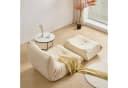 HAUSS SPOLE Sitzsack Lazy Sofa mit Fußhocker Beige Bild 1